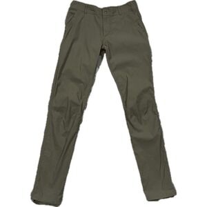 KUHL Hiking Pants Articulated Knees Cinch Cuffs 30x36 Olive Green Outdoor Mens